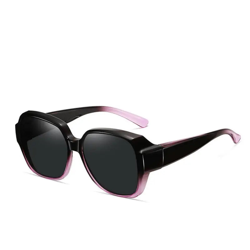 Trend Driving Polarized Sunglasses for Men Women Fit over Glasses Wrap around Sunglasses Square Shades UV400 Goggles