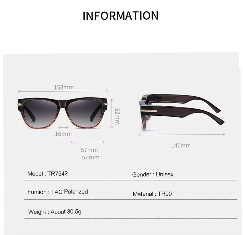 2023 High Quality Oversized Sun Glasses for Myopic TR90 UV400 Polarized Fit over Sunglasses