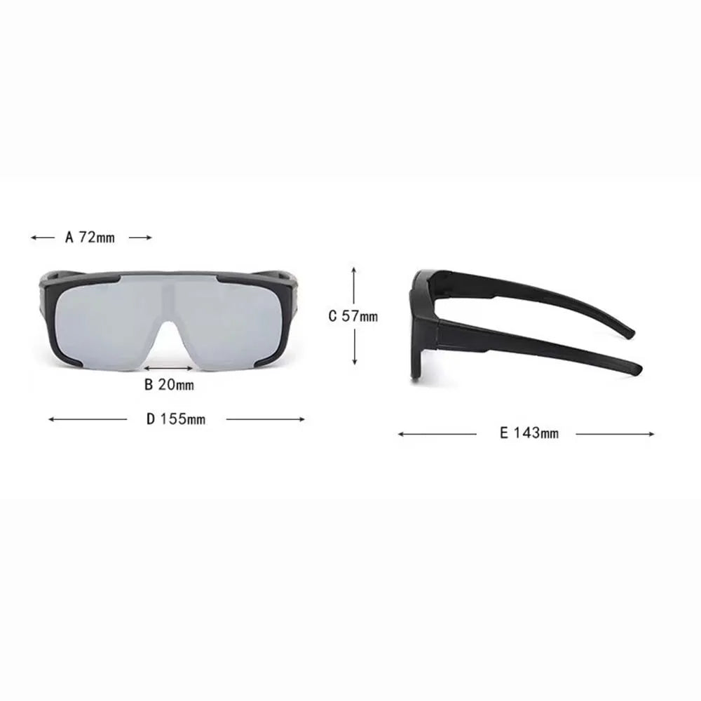Men Wrap around Fit over Sunglasses Myopia Hyperopia Glasses Cover for Cycling Fishing Driving Women 2025 New Eyepiece
