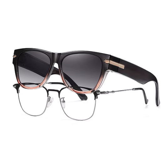 2023 High Quality Oversized Sun Glasses for Myopic TR90 UV400 Polarized Fit over Sunglasses