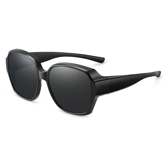 Trend Driving Polarized Sunglasses for Men Women Fit over Glasses Wrap around Sunglasses Square Shades UV400 Goggles